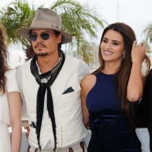 Cannes 2011 Astrid Berges Frisbey Johnny Depp Penelope Cruz E Ian Mcshane Presentano Pirati Dei Cara 203334
