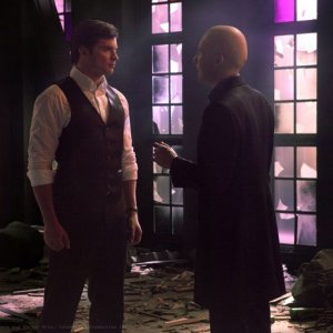 Clark (Tom Welling) e Lex (Michael Rosenbaum) nell'episodio Finale di Smallville