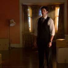 Clark (Tom Welling) in una sequenza dell'episodio Finale di Smallville