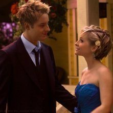Justin Hartley e Allison Mack in una sequenza dell'episodio Finale di Smallville