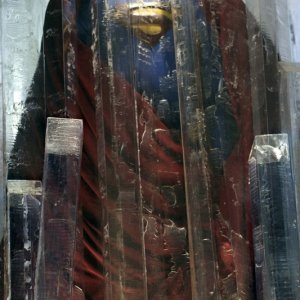 La tuta di Superman nascosta tra i ghiacci nell'episodio Prophecy di Smallville
