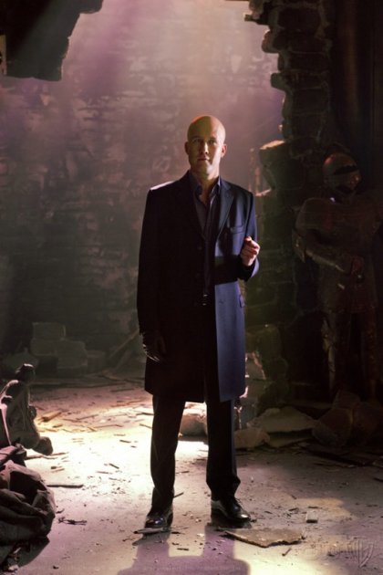 Lex Luthor (Michael Rosenbaum) in una scena dell'episodio Finale di ...