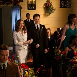 Martha (Annette O'Toole) arriva al matrimonio nell'episodio Finale di Smallville
