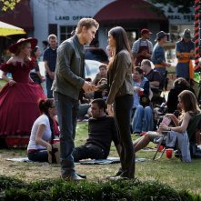 Paul Wesley parla con Nina Dobrev nell'episodio As I Lay Dying di Vampire Diaries