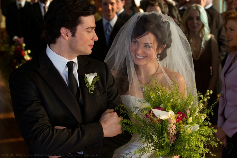 Tom Welling E Erica Durance Al Loro Matrimonio Nell Episodio Finale Di Smallville 203280