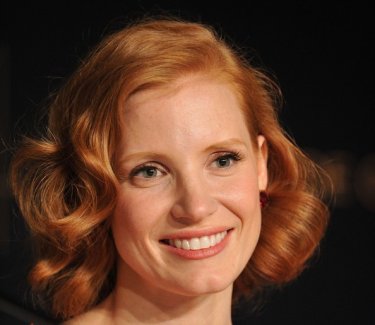 Cannes 2011:  Jessica Chastain presenta The Tree of Life in conferenza stampa.