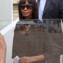 Cannes 2011: Naomi Campbell al suo arrivo al Majestic