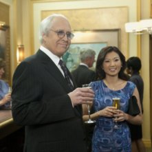 Chevy Chase e Michelle Krusiec nell'episodio Competitive Wine Tasting di Community