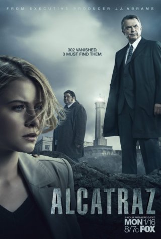 Un manifesto promozionale per la serie di J.J. Abrams 'Alcatraz'