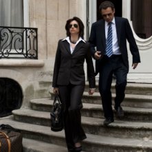 Florence Pernel e Denis Podalydès in una scena del film La conquête