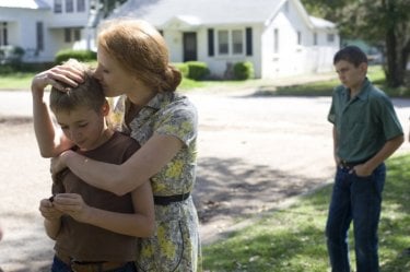 Jessica Chastain in una scena familiare di The Tree of Life