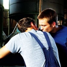 Kai Michael Müller e Lukas Steltner, protagonisti del film Harvest