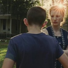 La bella Jessica Chastain in una immagine di The Tree of Life