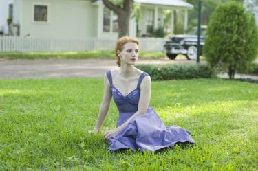 La bella Jessica Chastain in una scena di The Tree of Life