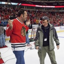 Ron Howard e Vince Vaughn sul set del film Il Dilemma