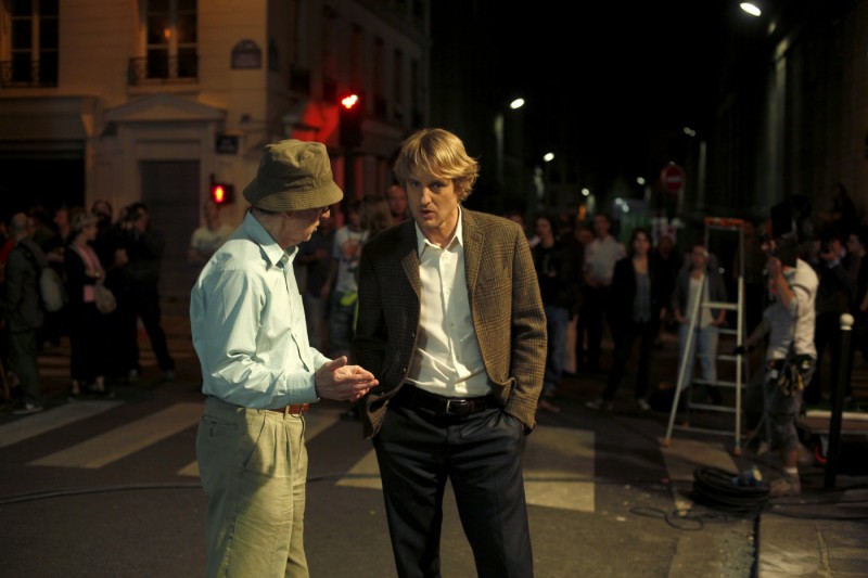 Woody Allen E Owen Wilson Sul Set Di Midnight In Paris 203765