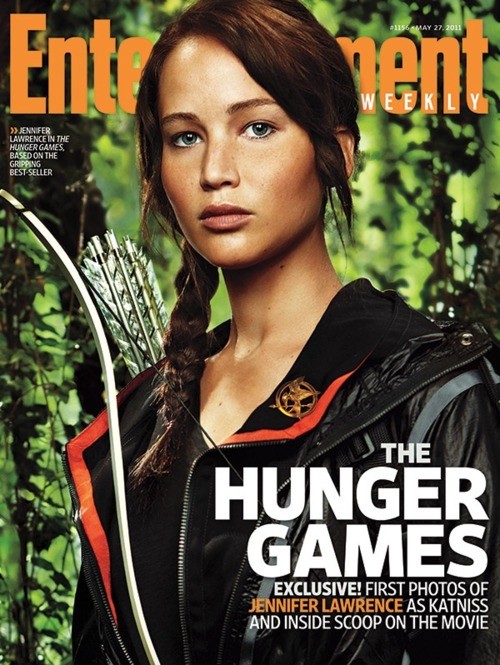 Copertina Di Enterteinment Weekly Che Mostra Jennifer Lawrence Col Nuovo Look Per The Hunger Games 203864