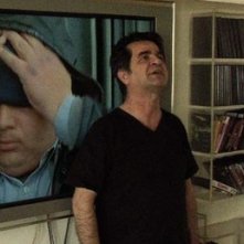 Una immagine di Jafar Panahi nella pellicola In Film Nist