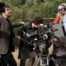 Romain Goupil sul set del suo Tutti per uno