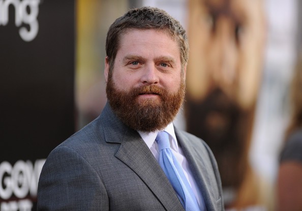 L'attore Zach Galifianakis alla premiere hollywoodiana di Una notte da leoni 2