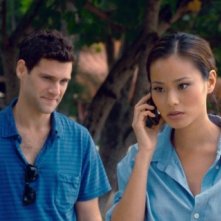 Justin Bartha con Jamie Chung  in Una notte da leoni 2