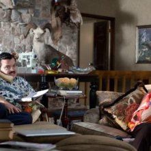 Il truffatore Jack Black e Shirley MacLaine in Bernie