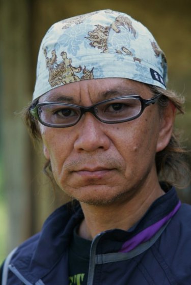 Takashi Miike sul set del film Hara-Kiri: Death of a Samuraï