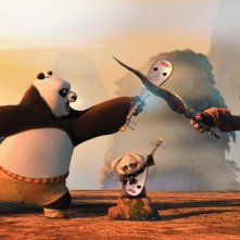 Una scena di Kung Fu Panda 2