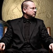 Lars Von Trier in una immagine dal set di Melancholia