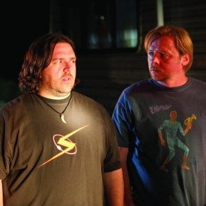 Nick Frost  e Simon Pegg, protagonisti della commedia Paul
