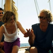 Paolo Mazzarelli, Elena Di Cioccio e Luca Ward in una scena del film Nauta