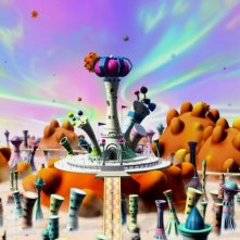 Una fantasiosa immagine dal film Garfield il supergatto