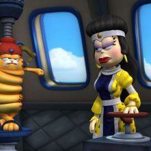 Vetvix prova a stritolare Garfield il supergatto