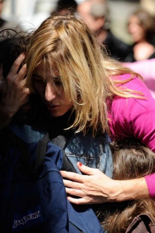 Valeria Bruni Tedeschi in un'immagine del film Tutti per uno