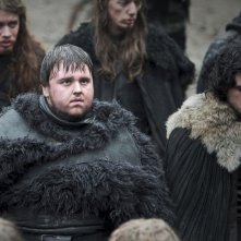 Kit Harington e John Bradley in una scena dell'episodio Your Win or You Die di Game of Thrones