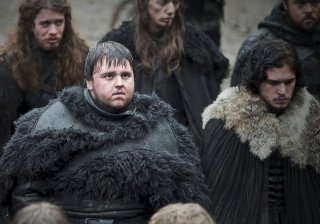 Kit Harington e John Bradley in una scena dell'episodio Your Win or You Die di Game of Thrones