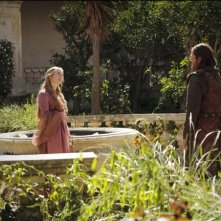 Lena Headey e Sean Bean in una scena dell'episodio Your Win or You Die di Game of Thrones