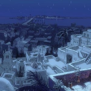 Suggestivo scenario algerino dal film Le chat du rabbin