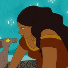 Zlabya e il suo felino in Le chat du rabbin