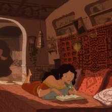 Zlabya in una scena de Le chat du rabbin