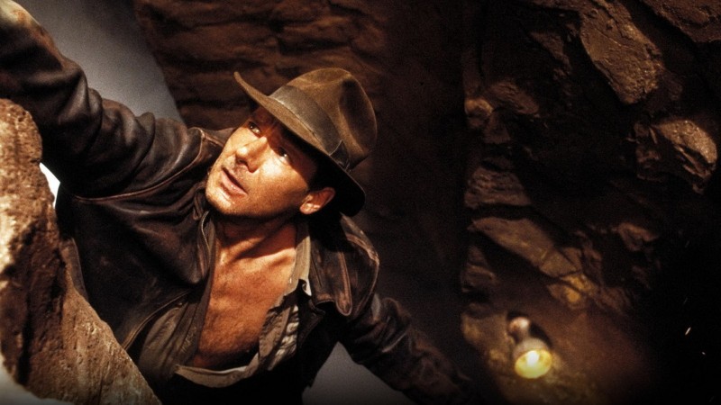 Harrison Ford in a scene from Indiana Jones and the Last Crusade