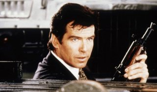 Pierce Brosnan in una scena di Goldeneye