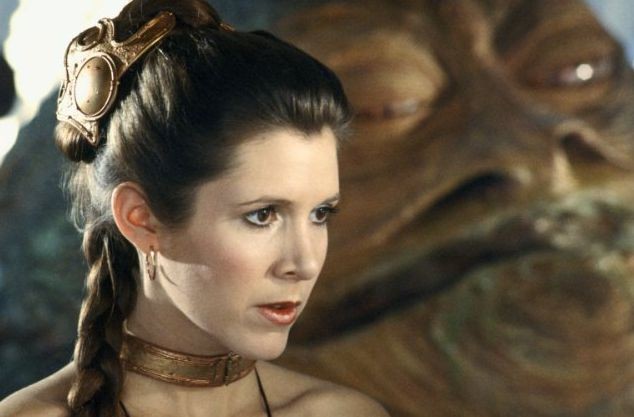 Carrie Fisher è la principessa Leia in L'impero colpisce ancora