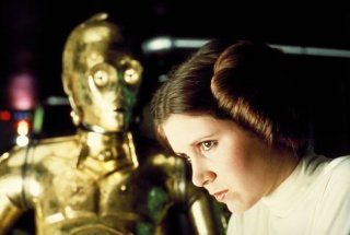 Carrie Fisher è Leia Organa in Guerre Stellari