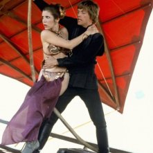 Carrie Fisher e Mark Hamill in una scena de Il ritorno dello jedi
