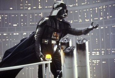 Darth Vader in una celebre scena de L'impero colpisce ancora