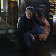 Laurence Fishburne difende Ellen Ross nell'episodio In A Dark, Dark House di CSI: Scena del crimine