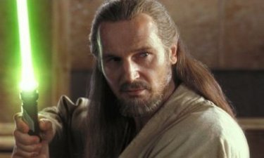 Liam Neeson è il maestro Jedi Qui-Gon Jin ne La minaccia fantasma