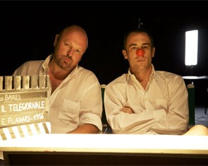 Giancarlo Rolandi e Elio Germano in Flaiano: Il meglio è passato