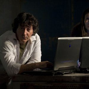 Peter Kelamis e Jennifer Spence nell'episodio Hope di Stargate Universe
